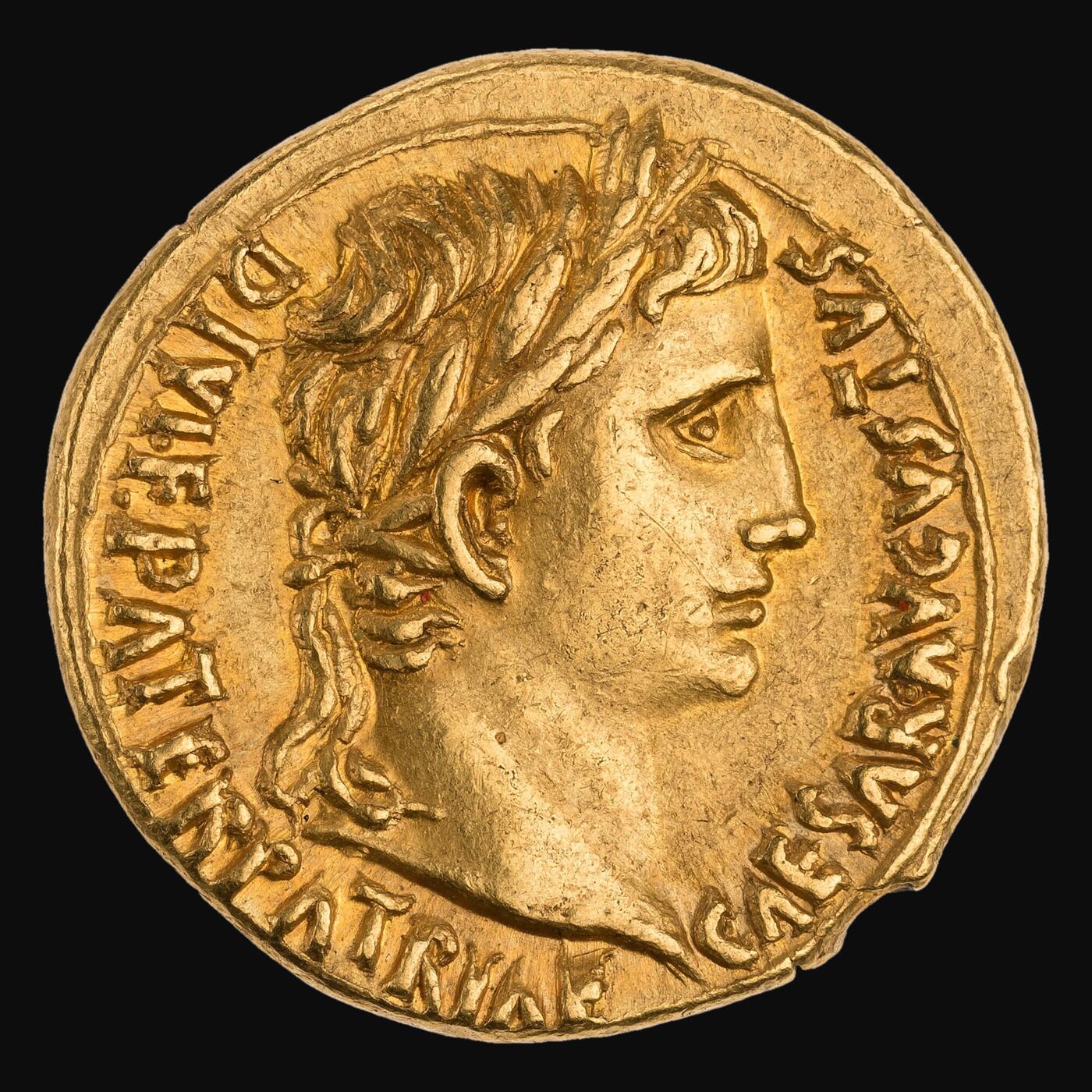 Aureus d’Auguste, monnaie romaine en or